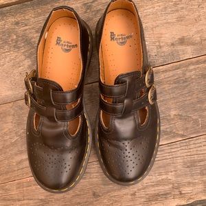 Dr. Marten Black Smooth Mary Jane US size 8